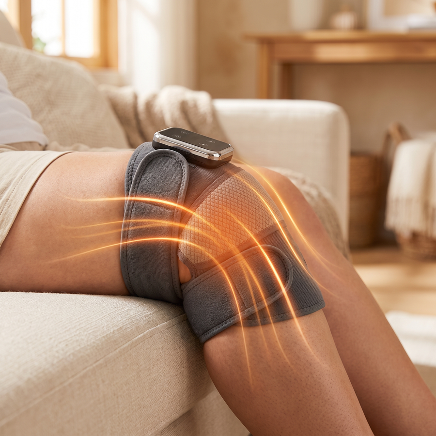 Soothing warmth: KneeFlex on the knee